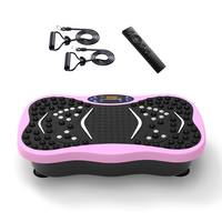 Plateforme vibrante d'exercice FRS pour usage domestique, machine à vibrations pour tout le corps avec télécommande sans fil, écran LED, 150 kg