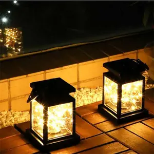 <span class=keywords><strong>Petite</strong></span> lampe solaire LED pour jardin extérieur, <span class=keywords><strong>guirlande</strong></span> Portable, <span class=keywords><strong>petite</strong></span> lampe suspendue musulmane, lune, étoile, bougie de jardin - Product Image 3