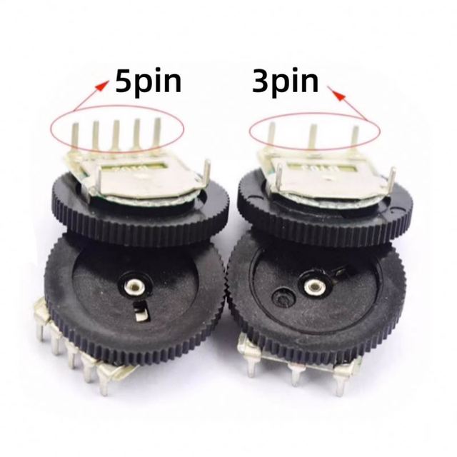 SMART Electronics 3pin/5pin Gear Potentiometer 1K/5K/10K/20K/50K/100K B102/B103/B104/B203/B502/B503