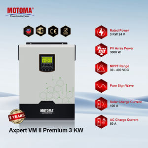 <span class=keywords><strong>Inversor</strong></span> Solar MPPT de 1.5KW 3KW con Garantía de Seguridad, Convertidor de Carga CC/CA de <span class=keywords><strong>3000W</strong></span> para Sistemas de Energía Doméstica Fuera de la Red con Batería de 24V - Product Image 3