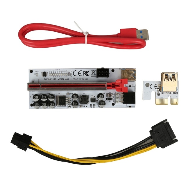 Newest VER012 MAX GPU Riser for Video Card PCI-E Riser 012 MAX Pci Express USB 3.0 Cable PCI-E 1X to 16X