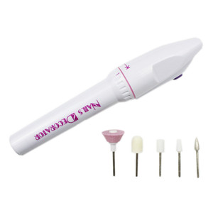 SunelPort - Pulidora Eléctrica de Uñas de Acero Inoxidable, Mini Pulidora Rotativa Multifunción Portátil, Juego de Pulido con Doble Carcasa de Burbujas - Product Image 2