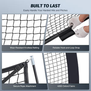 高品質 DLX 野球 トレーニング 備品 セット ボールキャディー バッティングティー ネット - Product Image 6