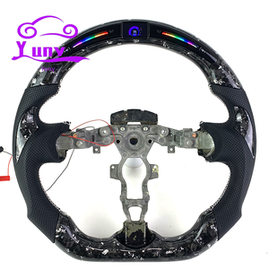 <span class=keywords><strong>Volante</strong></span> de Fibra de Carbono Forjado Personalizado para Nissan con LED RPM para Nissan 370 370z <span class=keywords><strong>Nismo</strong></span> Z34 Diseño Estilo Racing - Product Image 1