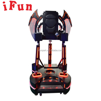Simulateur de vol de VR Offre Spéciale ailes noires volant VR 9D réalité virtuelle debout machine de jeu de tir de vol de mouvement