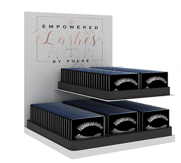 Apache Custom Countertop Makeup Organizer for Eyelash Extensions, Professional Beauty Salons and Retail Brand Cosmetic Kiosks — view 5