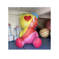 Ballon gonflable animal de PVC de léopard de BOYI pour le ballon de décoration d'événement