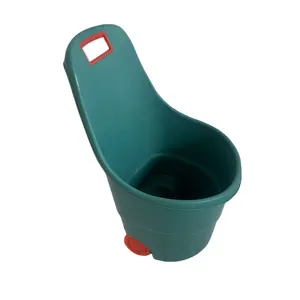 Wheeled Plastic Rolling Garden Tool Cart Bucket