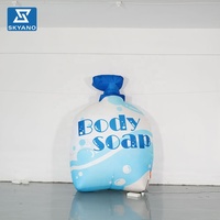 Décoration publicitaire géante gonflable pour centre commercial : Modèle de savon liquide pour lessive et savon pour les mains