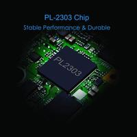 Adaptador USB a RS232 CableCreation con Chip PL2303GT, Cable Convertidor Serial USB a RS232 Hembra DB9
