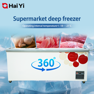 Mini congelador de pecho congelador comercial horizontal Exhibición de helados para uso doméstico - Product Image 3