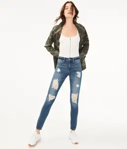 Chất Lượng Cao Cô Gái Chặt Chẽ Jeans Sản Phẩm Chất Lượng Tốt Nhất Thiết Kế Mới Từ Bangladesh