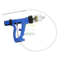 Jeringa veterinaria de inyección automática continua de 30ML, pistola de riego para animales con función de vacuna