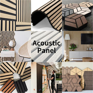 Système modulaire Akupanel pour magasins de détail, panneaux muraux acoustiques <span class=keywords><strong>en</strong></span> <span class=keywords><strong>bois</strong></span> rainuré, placage de <span class=keywords><strong>bois</strong></span>, panneaux de cloison <span class=keywords><strong>en</strong></span> MDF absorbant le son - Product Image 4