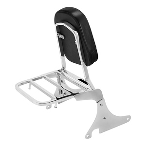 TCMT Respaldo de Motocicleta con Portaequipajes Compatible con <span class=keywords><strong>Kawasaki</strong></span> <span class=keywords><strong>Vulcan</strong></span> VN400 VN800 1995-2012 XF190306 - Product Image 4