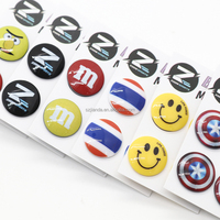 Porte-dossards magnétique rond N52 pour marathon avec logo personnalisé, aimants pour numéros de course, pour le sport