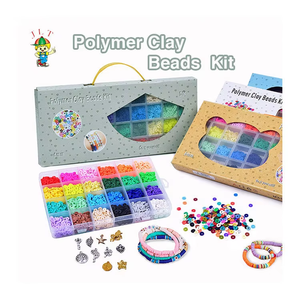 Cuentas Redondas de Arcilla Polimérica Coloridas para Manualidades Infantiles, Precio de Fábrica 2025, Cuentas de Arcilla para Hacer Joyería - Product Image 5