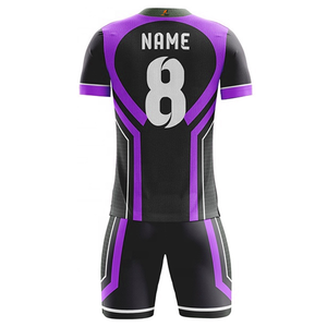 Nuevo Diseño de Uniformes de Fútbol para Hombre, Conjunto de Manga Corta, Uniformes de Club de Fútbol, Transpirables, de Secado Rápido, Pantalones Cortos y Camiseta - Product Image 4