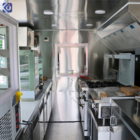 Remorques alimentaires remorquables CAMPTRL entièrement équipées : café, pizza, hot-dogs, camion de restauration rapide, boutique conteneurisée, chariot de cuisine de rue
