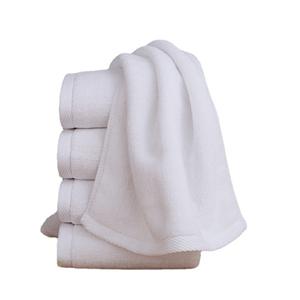 <span class=keywords><strong>Ensemble</strong></span> de serviettes de qualité 5 étoiles pour hôtel de luxe 100% coton personnalisé <span class=keywords><strong>blanc</strong></span> brodé à séchage rapide tissé Technique main visage serviettes de bain - Product Image 6