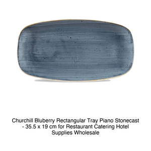 Bandeja Rectangular Churchill de Piedra Fundida, 35.5 x 19 cm, para Restaurantes, Servicios de Catering, Hoteles, Venta al por Mayor - Product Image 2