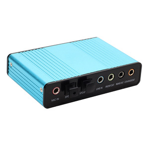 <span class=keywords><strong>Carte</strong></span> <span class=keywords><strong>son</strong></span> externe USB 5.1 à 5.1 canaux à <span class=keywords><strong>fibre</strong></span> <span class=keywords><strong>optique</strong></span> pour mixage, karaoké, ordinateur de bureau et portable - Product Image 4