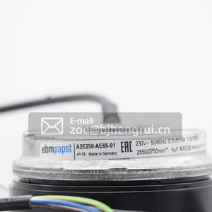 Ventilador Axial de Refrigeración con Rotor Externo ebmpapst A2E250-AE65-01 A2E250-AE65-02  250X83mm 230V AC 165W 2750RPM A2E250-AJ52-07 - Product Image 6