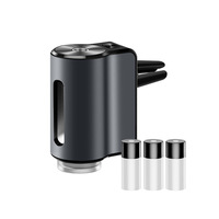 Purificateur d'air intelligent de luxe amélioré pour voiture, diffuseur d'aromathérapie portable en verre sans eau, 3 niveaux de parfum, fréquence de pulvérisation réglable, alimentation USB