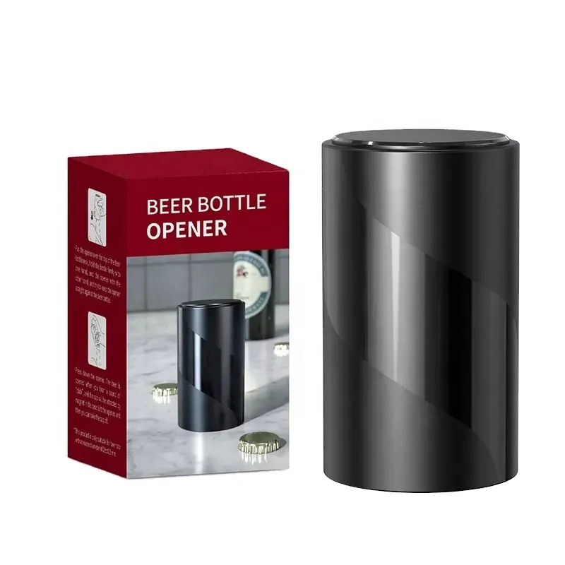 Multifunctional Wholesale Push Down Magnet Beer Bottle Opener In Stock Automatic Beer Opener Wine Opener