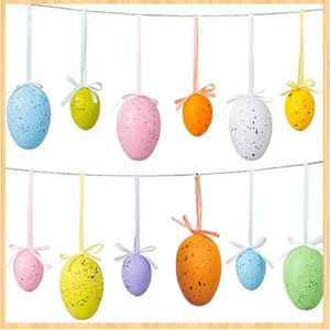 Decorazioni Pasquali da Appendere per la Casa, Ornamenti Realistici, Serie Uova Macchiate, Set <span class=keywords><strong>di</strong></span> Uova <span class=keywords><strong>di</strong></span> <span class=keywords><strong>Pasqua</strong></span> in Plastica - Product Image 4