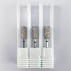 2.3mm forme de flamme haute qualité mèche à ongles cuticule outil de nettoyage excellente Dissipation thermique diamant forets à ongles - Product Image 4