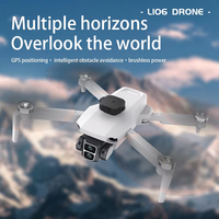 Drone GPS L106 avec double caméra, évitement d'obstacles laser 360°, moteur brushless, WiFi 5G FPV, quadricoptère RC pliable avec télécommande à écran LCD