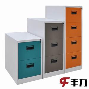 Armoire de classement métallique pliable moderne à 4 tiroirs avec rangement pour cartes d'indexation H1320xL460xP620mm - Product Image 4