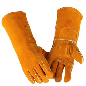 <span class=keywords><strong>Guanti</strong></span> di Sicurezza per Saldatura in Pelle Bovina di Alta Qualità, Anti-Calore, Antiscivolo, Morbidi, per Protezione delle Mani - Product Image 3