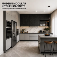 Fabricant d'armoires de cuisine, meubles de cuisine sur mesure, armoires modernes, production en gros OEM pour les marchés mondiaux