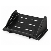Support de pédalier universel en fibre de carbone sèche 3K personnalisé pour simulateur de course, pont de montage universel en sergé 3K pour cockpit