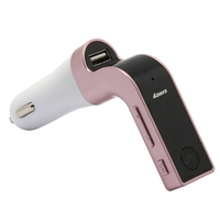 Kit voiture G7 BT 5.4, émetteur FM, lecteur de musique, prise en charge de la clé USB, sortie 5V/2.1A, chargeur voiture mains libres pour smartphone