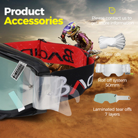 Lunettes de moto tropicales, protection UV400, anti-buée, respirabilité maximale, mousse absorbant l'humidité, sangle réglable, pour l'extérieur