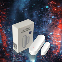 Sensor Inteligente para Puerta/Ventana SQ WIFI con Sensor de Contacto Magnético, Solución Tuya, Control Remoto por Aplicación