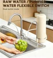 Purificateur d'eau de bureau à ultrafiltration à baril unique, avec élément filtrant composite détachable et robinet de distribution directe