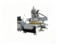 Routeur CNC ATC 1328 avec lame de scie, machine de nesting pour le bois, pour la découpe et la gravure de panneaux de meubles et de portes d'armoires, machine à travailler le bois