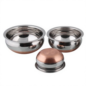 Assiette de service ronde en acier inoxydable certifié, écologique, motif personnalisé, polie, style américain - Product Image 2