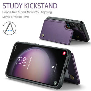 Etuis de téléphone en cuir pour <span class=keywords><strong>Samsung</strong></span> S25 S24 Ultra S23 S22 <span class=keywords><strong>S21</strong></span> Z Fold5 Z Fold4 pour IPhone Clamshell Design avec porte-carte - Product Image 6