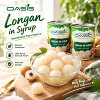 Ingeblikte Longan in siroop 425g, gepeld & ontpit, hele vruchten in zoet water, klaar om te eten, snack