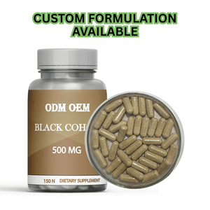 Extracto de Cohosh Negro en Polvo OEM Personalizado, Cápsulas de Raíz de Cohosh Negro, Producto Herbal de Marca Privada ODM, Suministro al por Mayor - Product Image 2