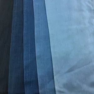 מפעל מחיר סיטונאי 100% LYOCELL Lyocell 5.9/6.0oz 2/1 Z אריג lyocell דק ג 'ינס בד ג' ינס שמלה על מכירה