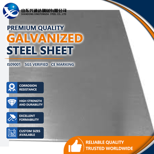 Tôle d'acier galvanisée DX53D Q235, galvanisation à chaud Z200 G/sqm 3,0 mm ASTM A653, bonne formabilité - Product Image 1