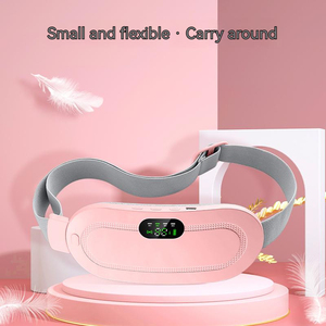 Masajeador corporal electrónico, cinturón de cintura, Dispositivo de masaje de vibración abdominal con compresa caliente para aliviar el dolor menstrual - Product Image 3