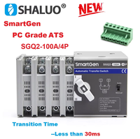 Commutateur de transfert automatique SmartGen SGQ2-100A 4P Classe PC 100A 400V AC-33iB Double alimentation ATS pour Générateur IEC60947-6-1