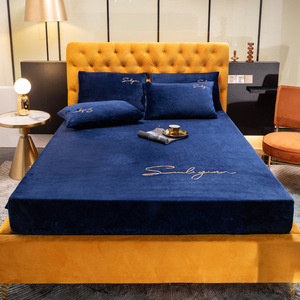 Juego de Ropa de Cama Promocional de 3 Piezas con Estampado de Dibujos Animados, 200 Hilos, Poliéster, Protector de Colchón con Sábana de Terciopelo y <span class=keywords><strong>Franela</strong></span> - Product Image 6